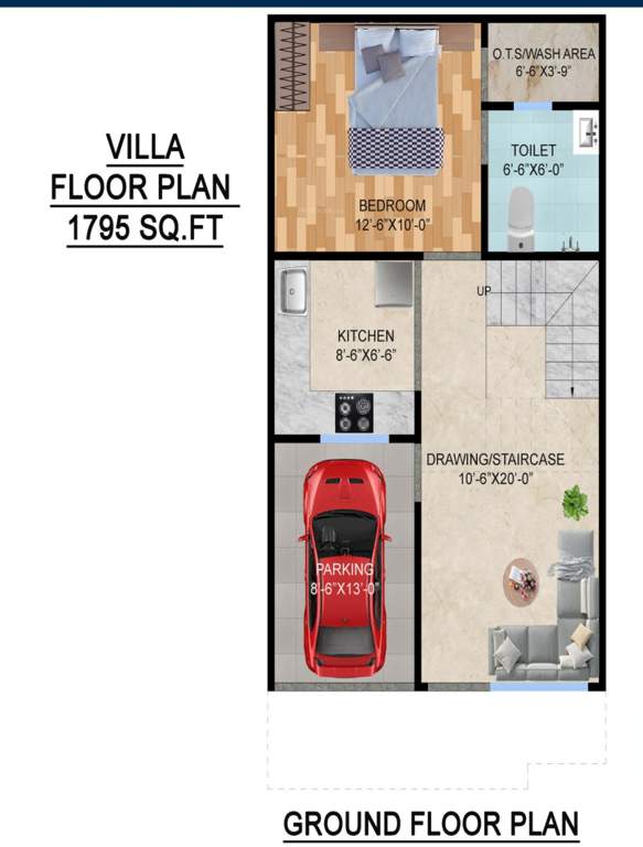  neelkant villa Floor Plan Ground Floor Plan
