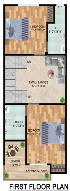 First Floor Plan neelkant villa Floor Plan First Floor Plan