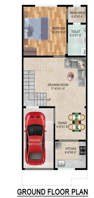  neelkant villa Floor Plan Ground Floor Plan