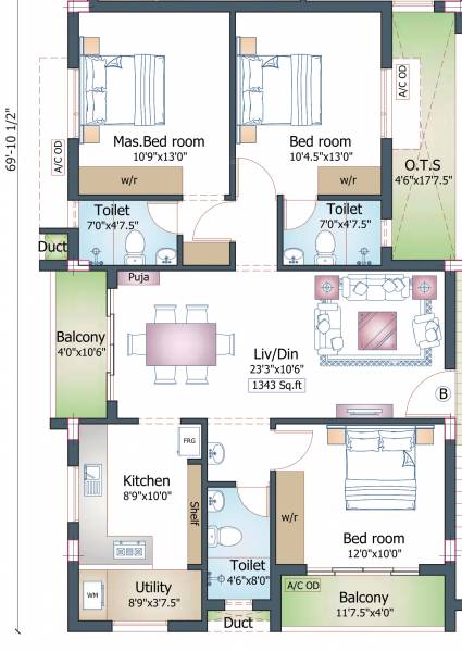  gettu-apartment Floor Plan Floor Plan
