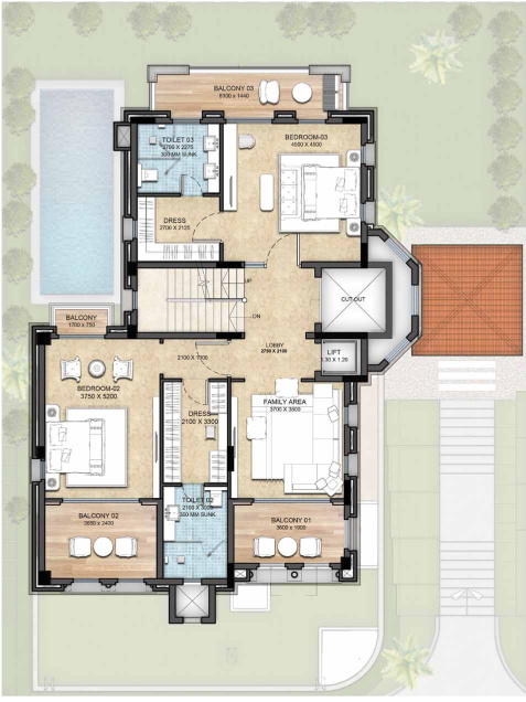  valencia county east Floor Plan First Floor Plan