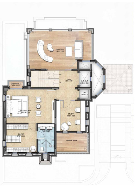  valencia county east Floor Plan Second Floor Plan