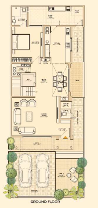  heritage ville Floor Plan Ground Floor Plan