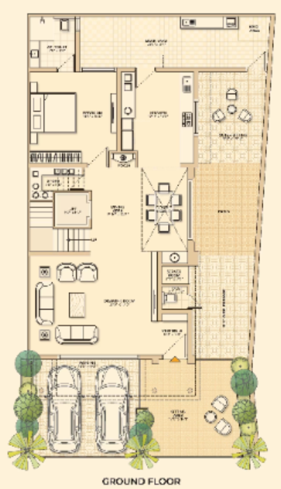 heritage ville Floor Plan Ground Floor Plan