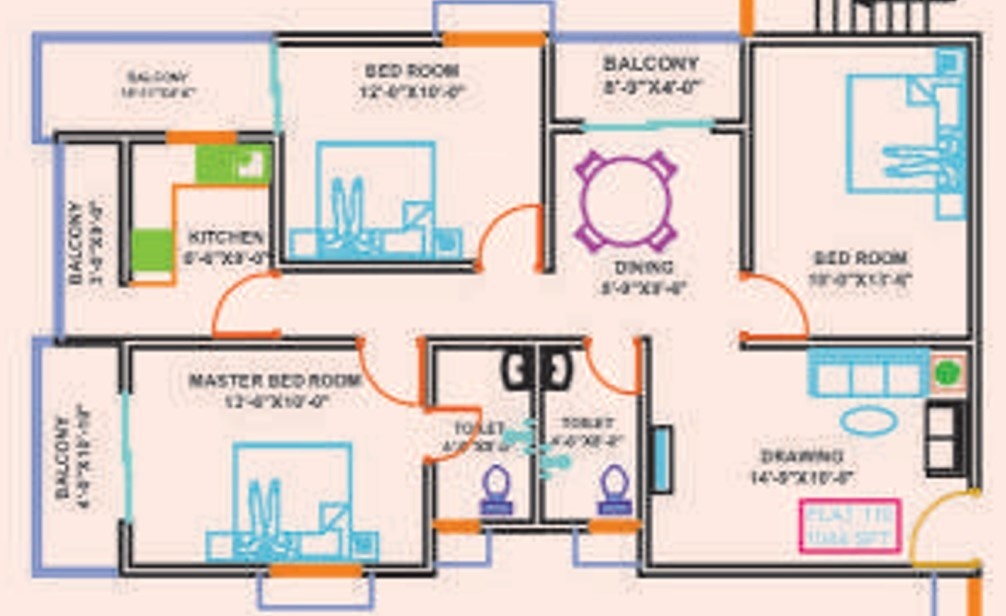 Floor Plan rajeshwar enclave Floor Plan Floor Plan