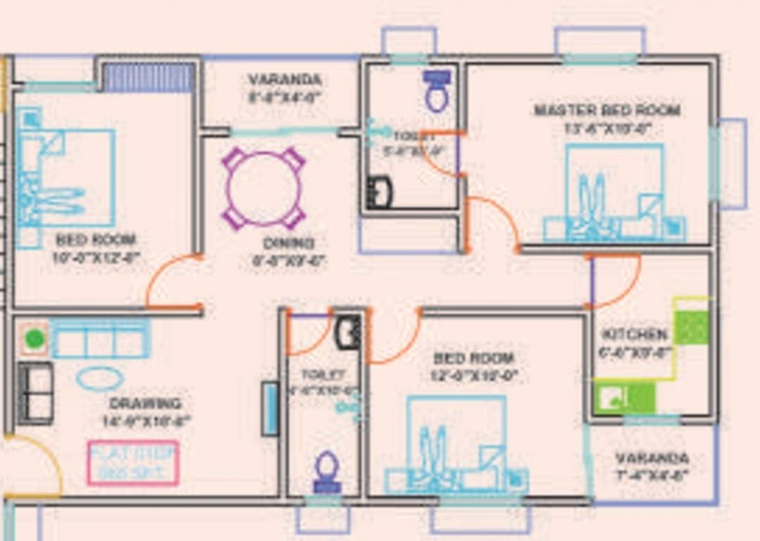 Floor Plan rajeshwar enclave Floor Plan Floor Plan