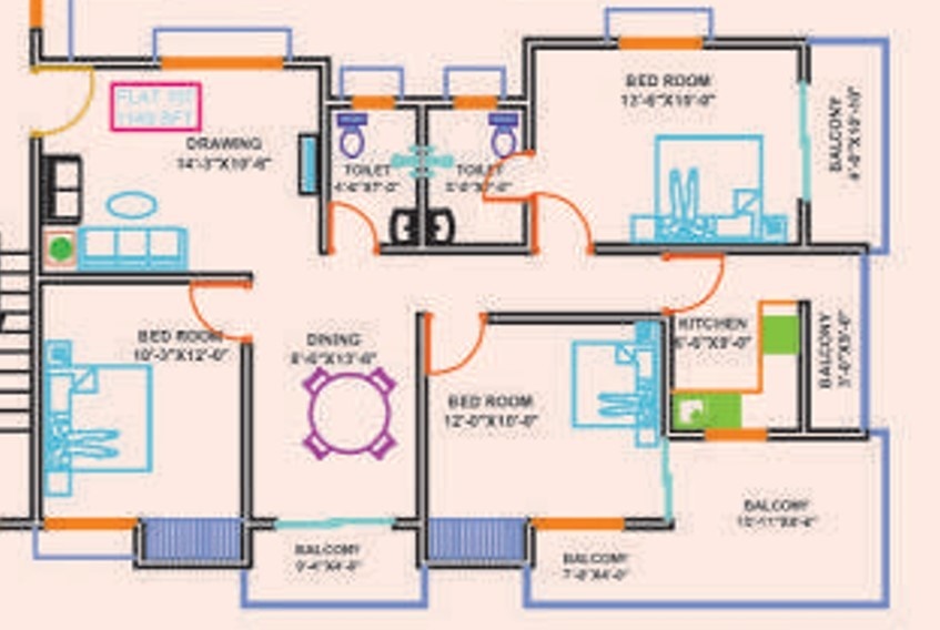 Floor Plan rajeshwar enclave Floor Plan Floor Plan