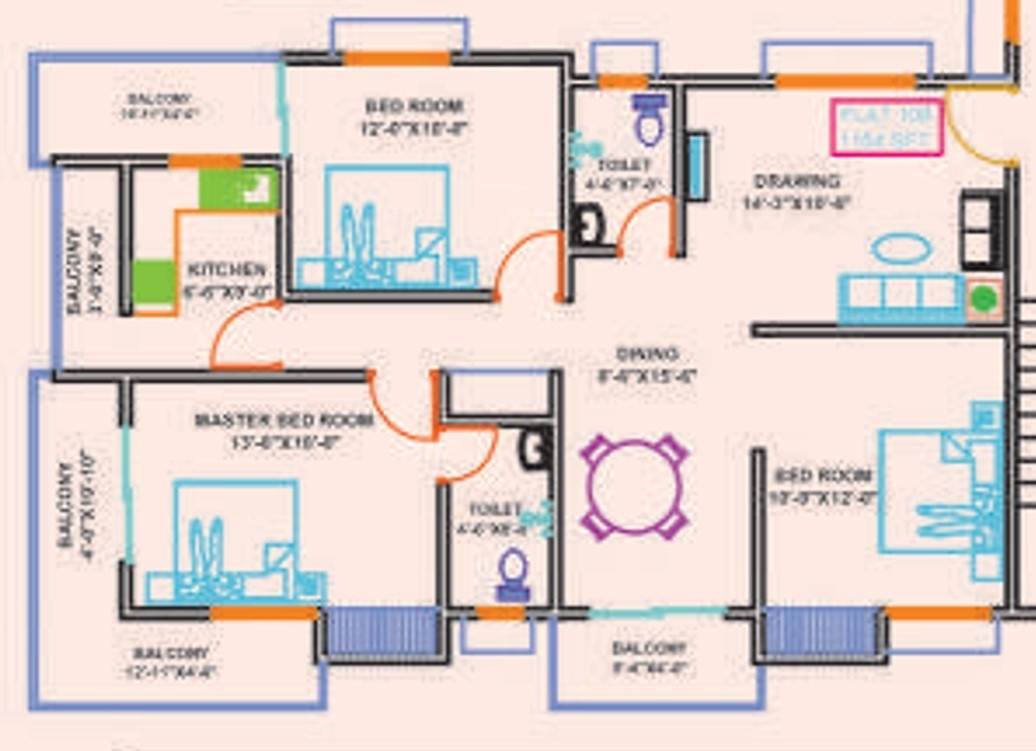 Floor Plan rajeshwar enclave Floor Plan Floor Plan