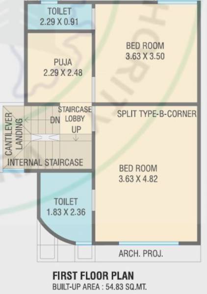  shilp-exotica Floor Plan First Floor Plan