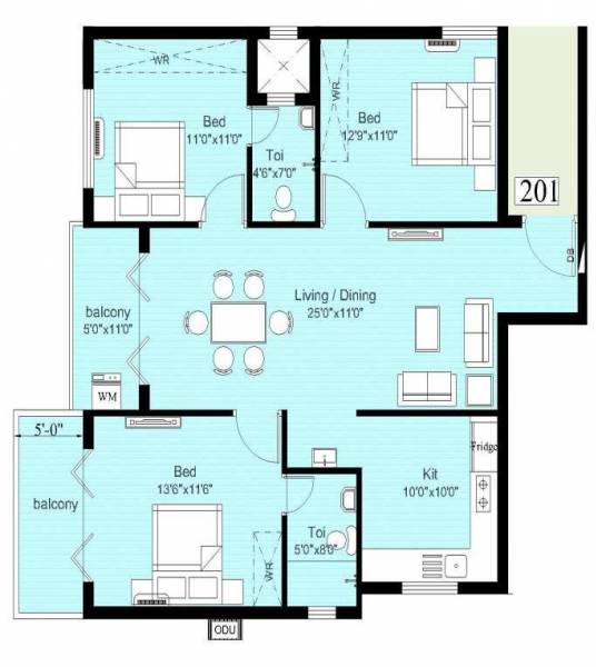  whitefield-mudra-phase-b Floor Plan Floor Plan