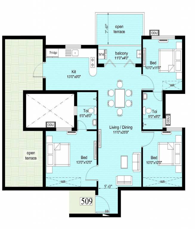Floor Plan whitefield mudra phase b Floor Plan Floor Plan