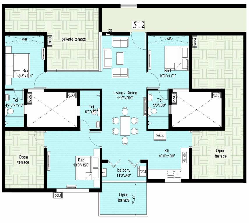 Floor Plan whitefield mudra phase b Floor Plan Floor Plan
