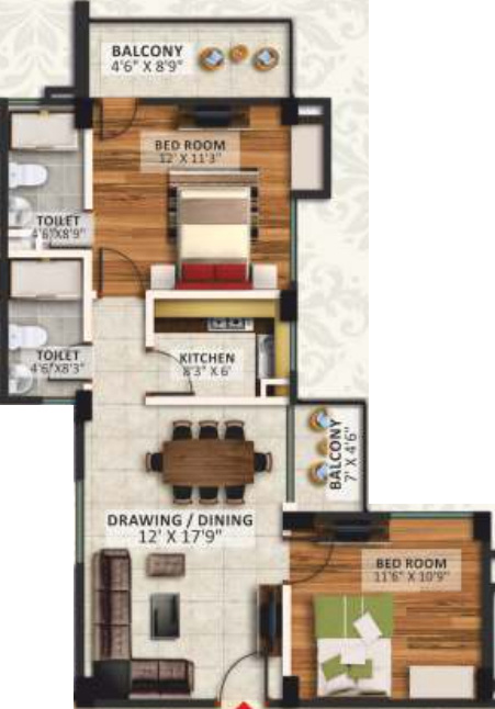 Floor Plan mayfair greens 2 Floor Plan Floor Plan