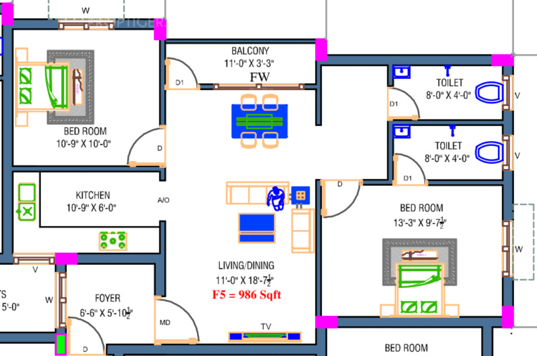 Floor Plan vigneshwara apartments Floor Plan Floor Plan