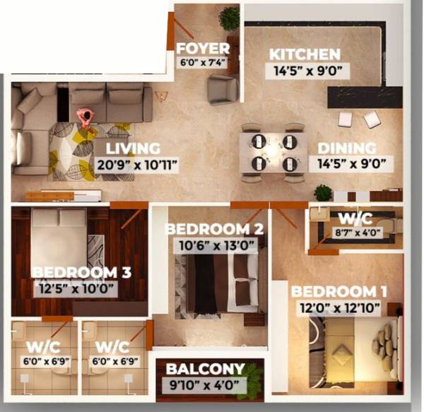  mayuram-coral Floor Plan Floor Plan