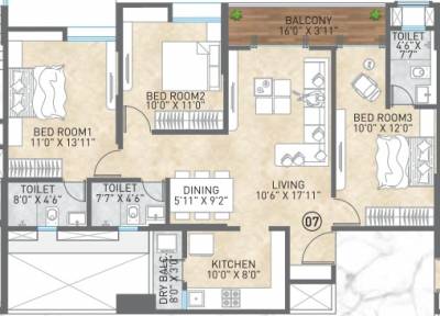  one-aretha Floor Plan Floor Plan