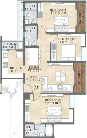  one-aretha Floor Plan Floor Plan
