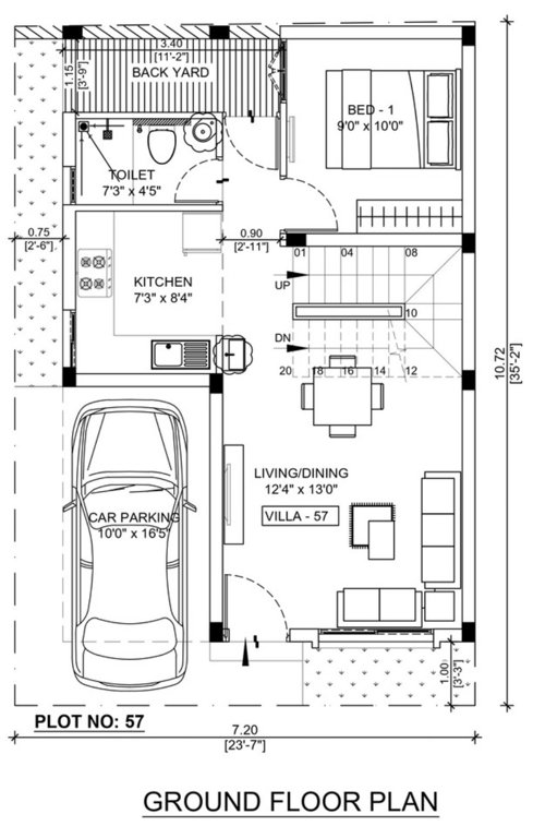  santa clara Floor Plan Ground Floor Plan
