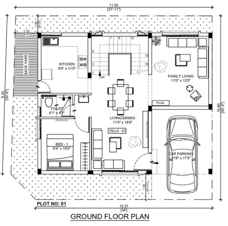  santa clara Floor Plan Ground Floor Plan