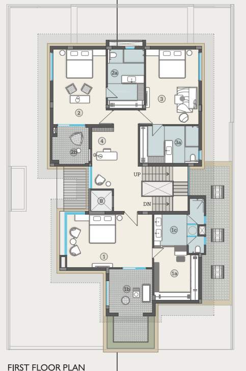  nilamber grandiour ii Floor Plan First Floor Plan