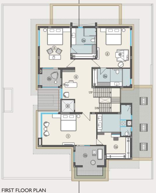  nilamber grandiour ii Floor Plan First Floor Plan