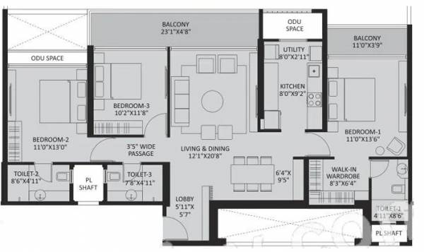  solitaire-kothrud Floor Plan Floor Plan