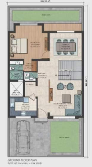  pintail park city Floor Plan Ground Floor Plan