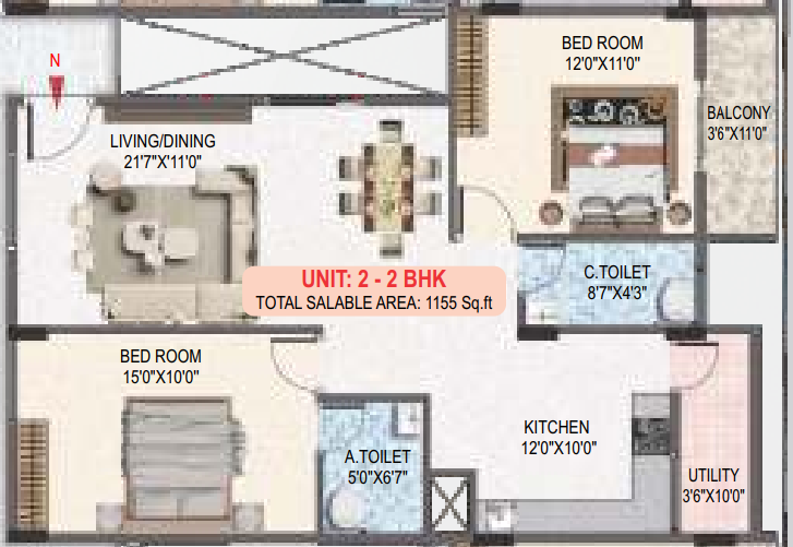 Floor Plan ruthanvi paradise Floor Plan Floor Plan