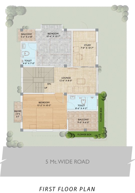 aryan e villas Floor Plan First Floor Plan