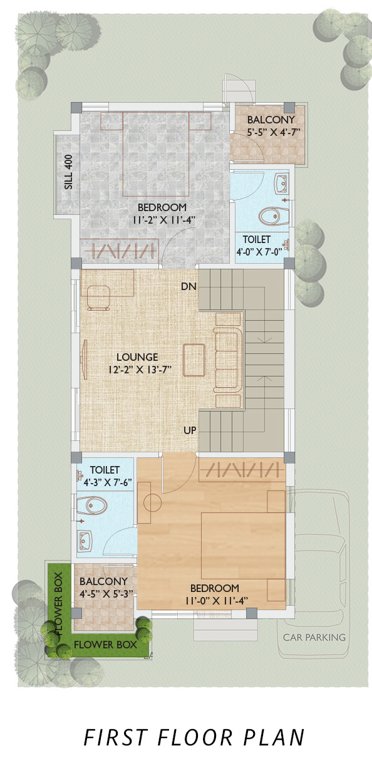  aryan e villas Floor Plan First Floor Plan