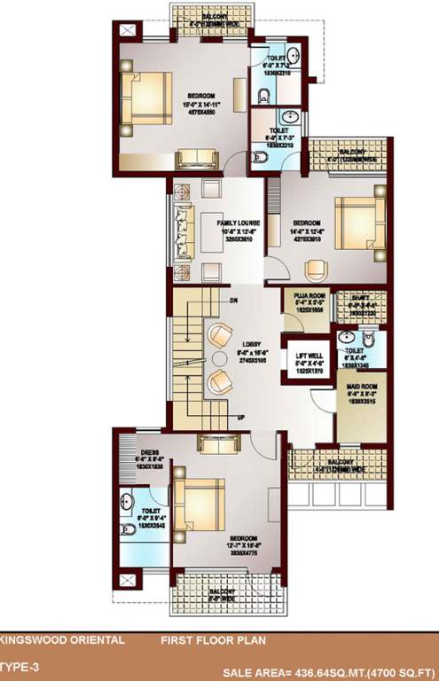 kingswood oriental Floor Plan First Floor Plan