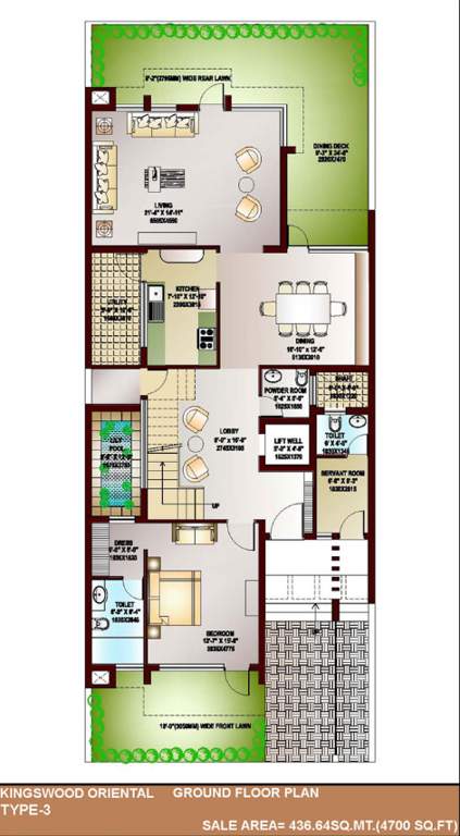kingswood oriental Floor Plan Ground Floor Plan