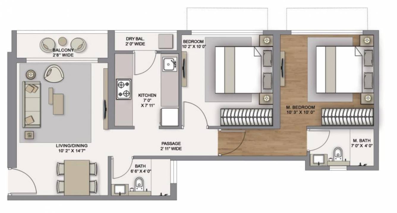 Floor Plan piramal revanta tower 4 Floor Plan Floor Plan
