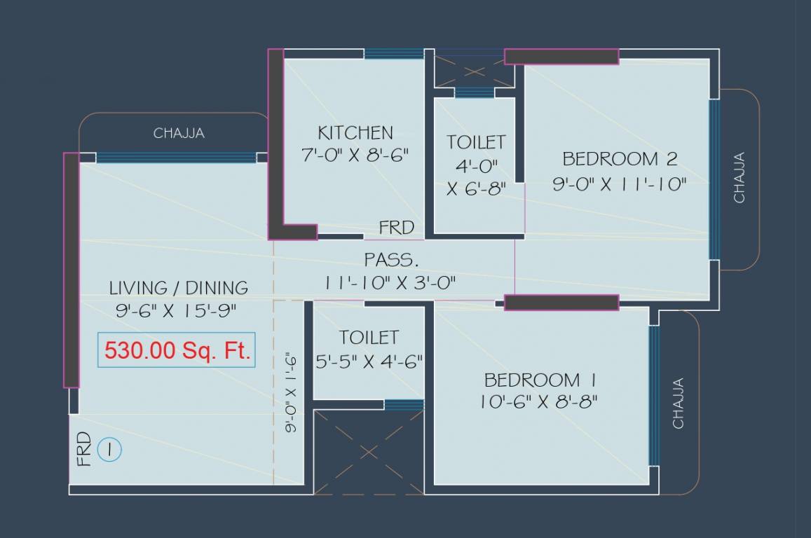 Floor Plan charkop 1 kaveri chsl Floor Plan Floor Plan