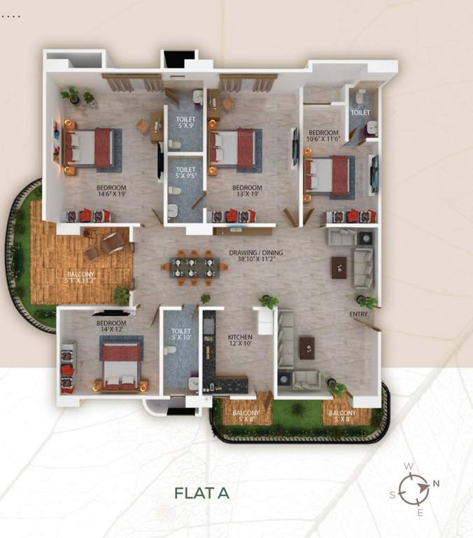  tashi heights Floor Plan Floor Plan