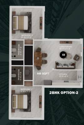  tower-28-bamnoli-dwarka Floor Plan Floor Plan