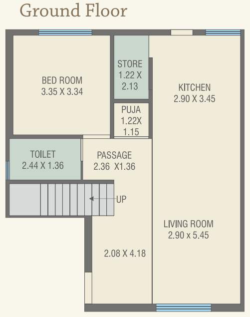  royal heritage villa Floor Plan Ground Floor Plan