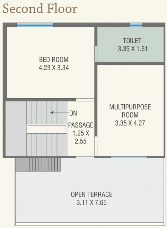 Second Floor Plan royal heritage villa Floor Plan Second Floor Plan