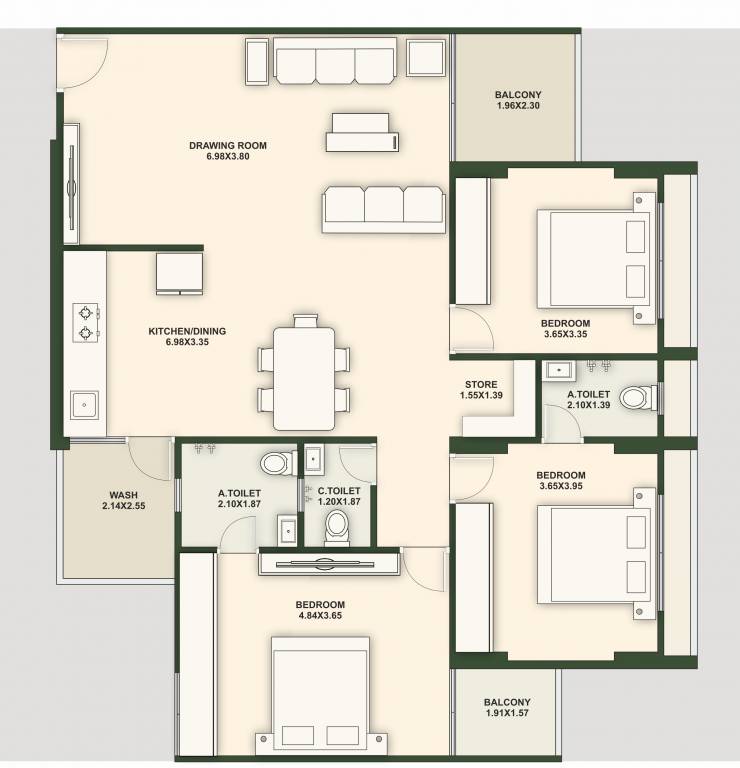 Floor Plan tilak sparsh Floor Plan Floor Plan