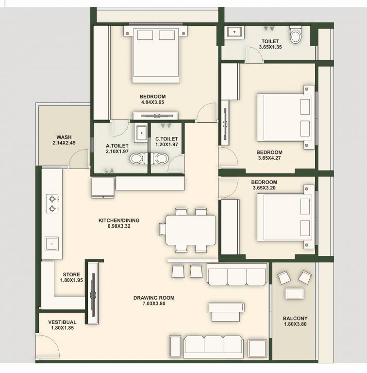 Floor Plan tilak sparsh Floor Plan Floor Plan