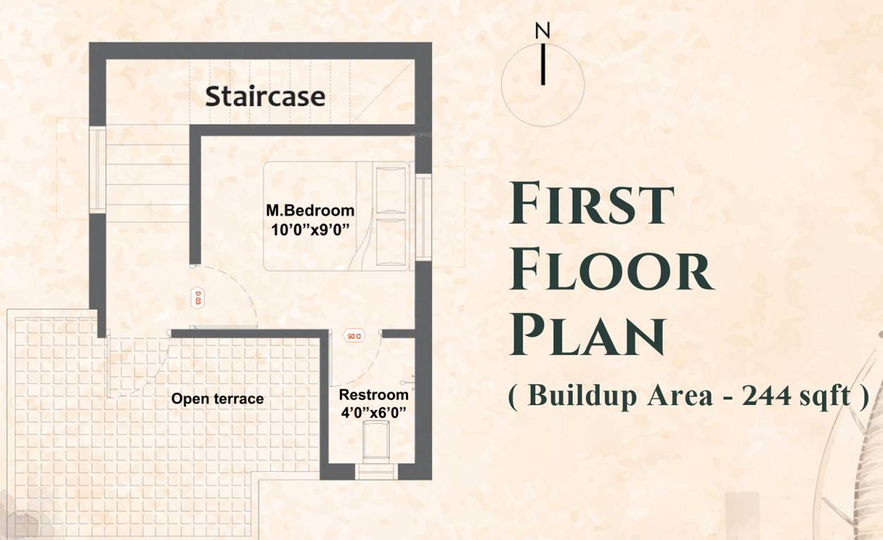 First Floor Plan dubai courtyard Floor Plan First Floor Plan
