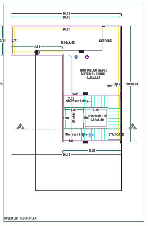  atharva posh ville Floor Plan Basement Floor Plan