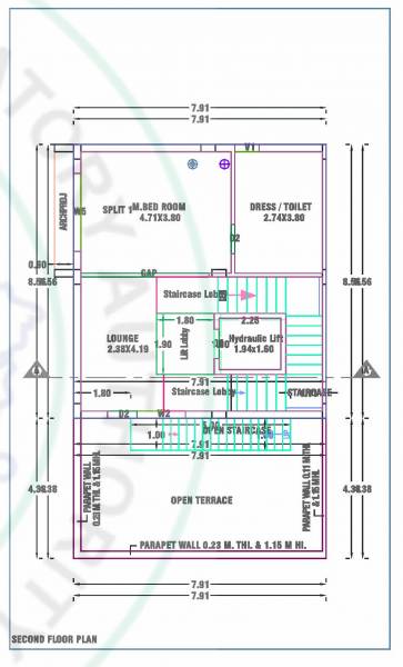  atharva-posh-ville Floor Plan Second Floor Plan