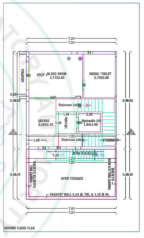  atharva posh ville Floor Plan Second Floor Plan