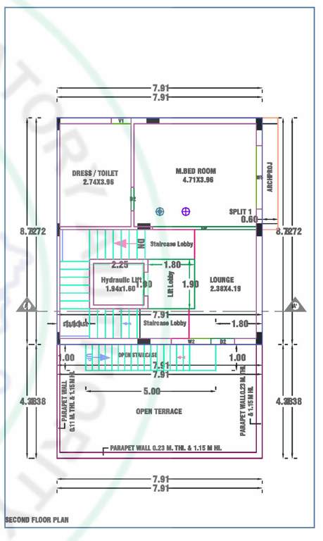  atharva posh ville Floor Plan Second Floor Plan