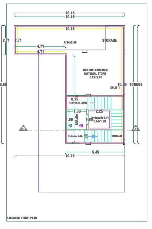  atharva posh ville Floor Plan Basement Floor Plan