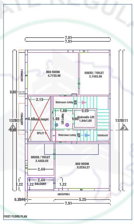  atharva posh ville Floor Plan First Floor Plan
