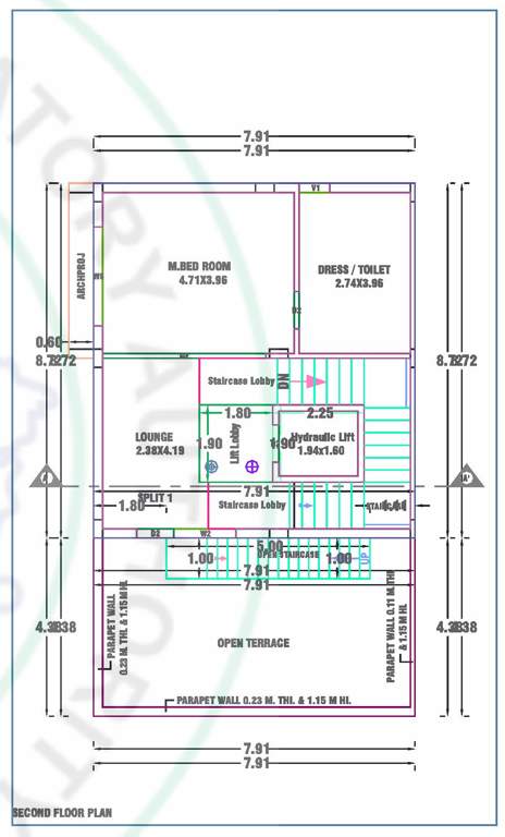  atharva posh ville Floor Plan Second Floor Plan
