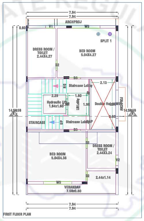 atharva posh ville Floor Plan First Floor Plan