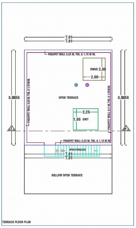 Terrace Floor Plan atharva posh ville Floor Plan Terrace Floor Plan